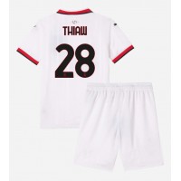 AC Milan Malick Thiaw #28 Bortadräkt Barn 2024-25 Kortärmad (+ Korta byxor)